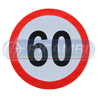 1 - ADESIVO VELOCITA LIMITE 60