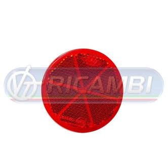 1 - CATADIOTTRO DIAM.60 ADESIVO ROSSO