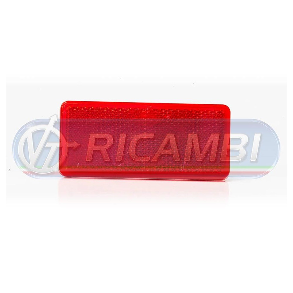 1 - CATADIOTTRO 90x40 ADESIVO ROSSO