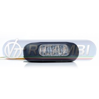 1 - LAMPEGGIANTE LED ARANCIO TIPO CORTO