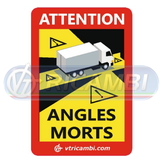 1 - ADESIVO ANGLE MORTS TRUCK FRANCESE