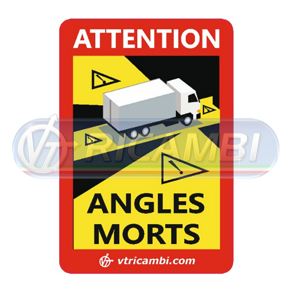 1 - ADESIVO ANGLE MORTS TRUCK FRANCESE