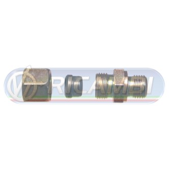 1 - RACCORDO DIRITTO M16x1,5 CILINDRICO DIAM.12