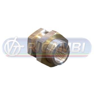 1 - RACCORDO PASSAPARETE FISSO 12x1,5 - 18x1,5