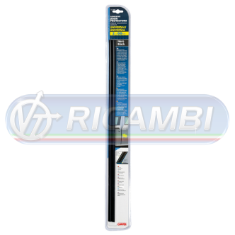 1 - PROFILO PARCOLPO PORTIERA NERO L600 COPPIA