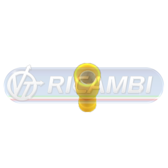1 - FASTON CILINDRICO GIALLO DIAM. 4,85 mm