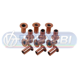 1 - RIVETTI PER FERODI 6,3X19X12 RAME