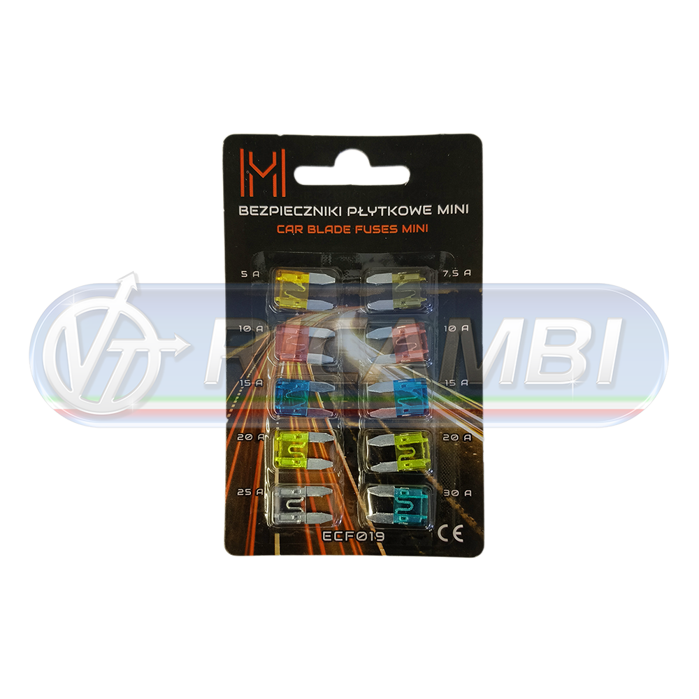 1 - KIT 10PZ MICRO FUSIBILI DA 5A/30A