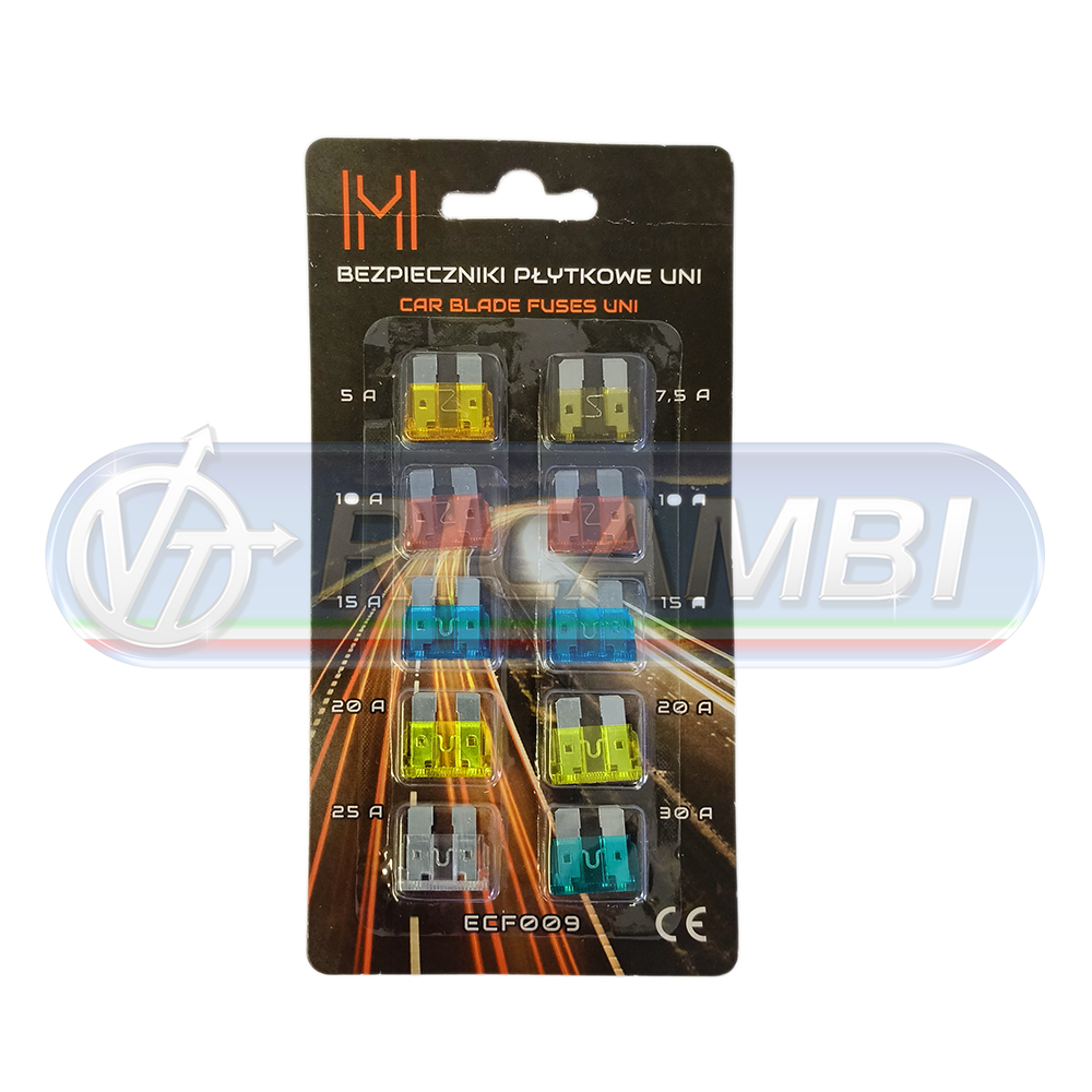 1 - KIT 10PZ FUSIBILI DA 5/30A