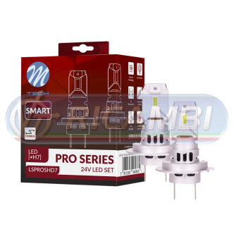 1 - KIT LAMPADINE H7 LED 24V 6000K IN COPPIA