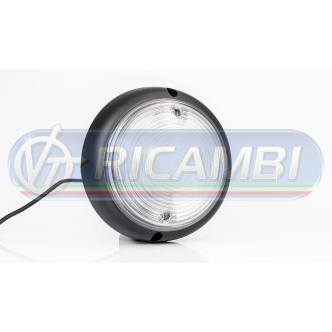 1 - PLAFONIERA A LED TONDA 143 MM NERA