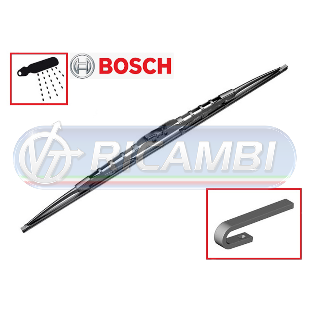 1 - SPAZZOLA TERGI 65cm CON SPRUZZATORE BOSCH