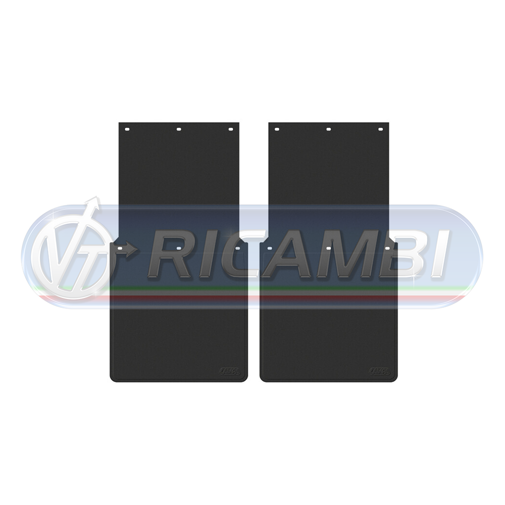1 - PARASPRUZZI 40X75 CM NERO COPPIA
