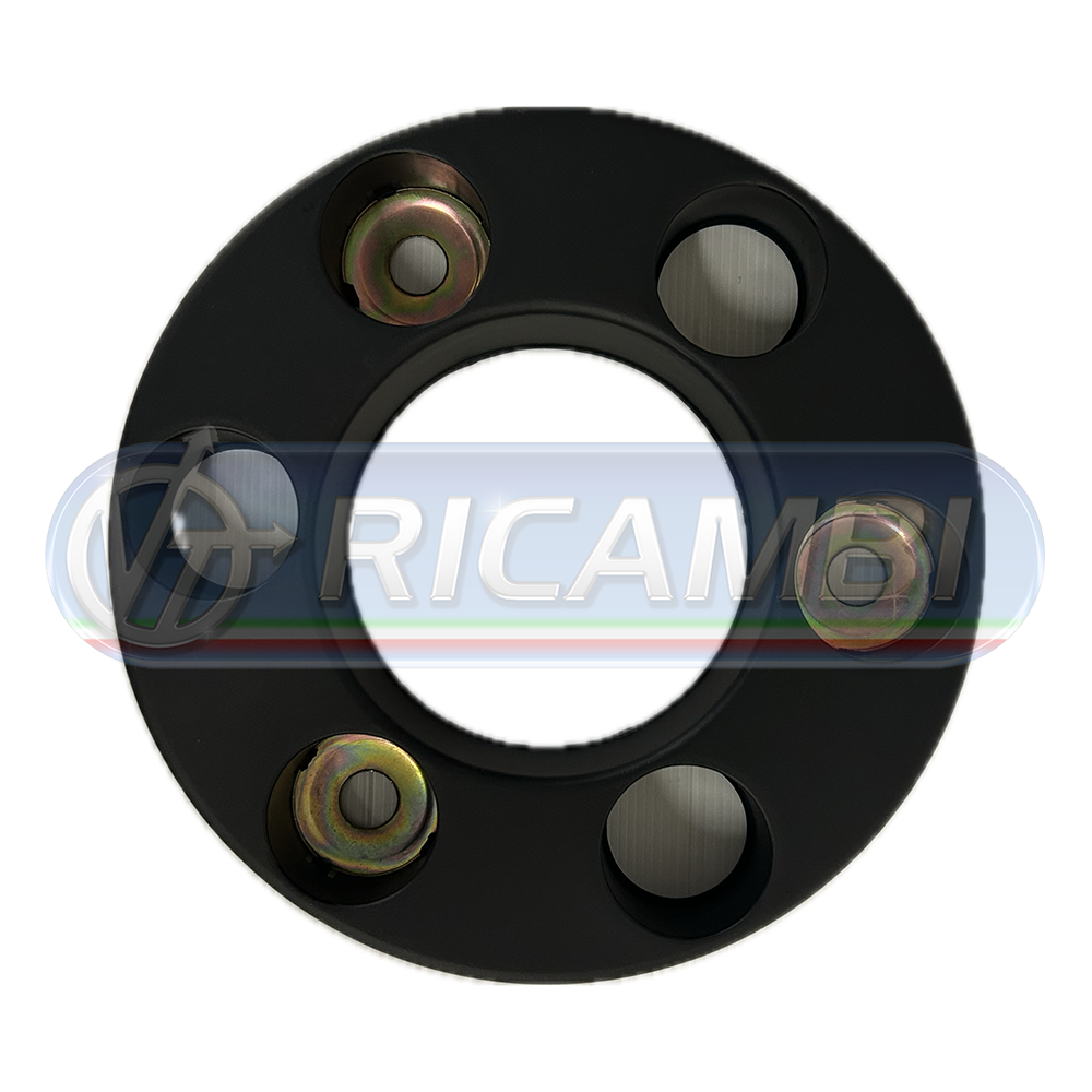 1 - ANELLO PARADADI 6  FORI PLASTICA NERA FORO COLONETTA 19MM