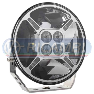 1 - FARETTO LED CROMATO 12000 LUMEN