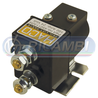 1 - RELAIS MOTORE SPONDA 24V 100A SW80-PL