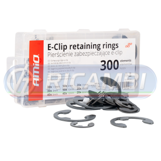 1 - ANELLI ELASTICI IN KIT - TIPO E - 300 PZI
