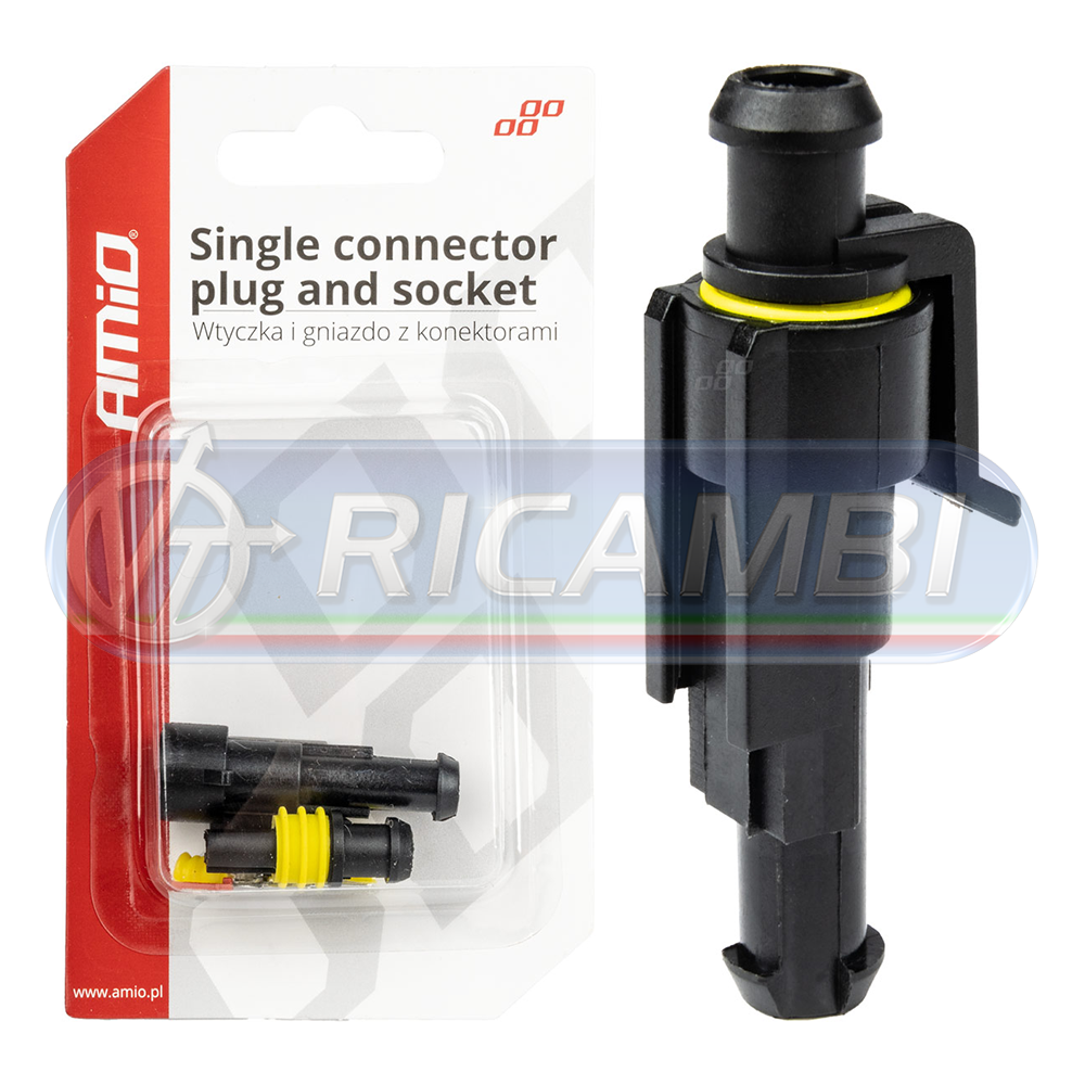 1 - CONNETTORE ELETTRICO 1 PIN M+F