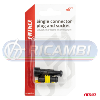1 - CONNETTORE ELETTRICO 1 PIN M+F