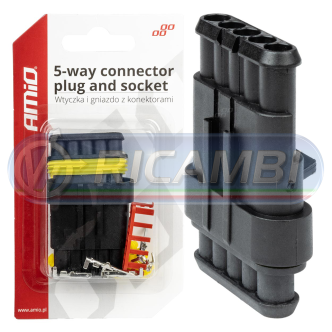 1 - CONNETTORE ELETTRICO 5 PIN M+F