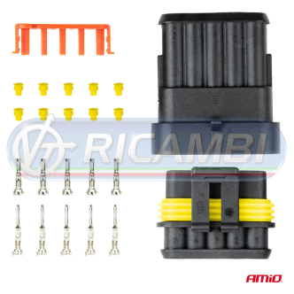 1 - CONNETTORE ELETTRICO 5 PIN M+F