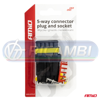 1 - CONNETTORE ELETTRICO 5 PIN M+F