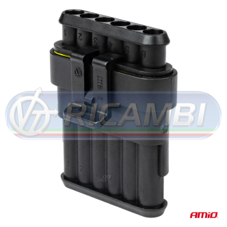 1 - CONNETTORE ELETTRICO 6 PIN M+F