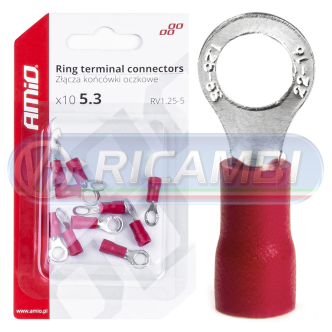1 - FASTON A OCCHIELLO DIAM.5,3 1,25-5 mm2 10 PZI