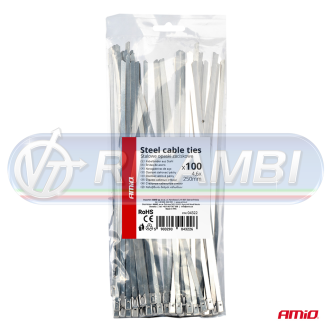 1 - FASCETTA ACCIAIO 100 PZI 4,6 X 250 MM