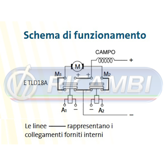 1 - RELAIS INVERTITORE CRAMARO 24V 4 POLI