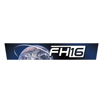 1 - ADESIVO GLOBETROTTER FH 4 FH16 AZZURRO