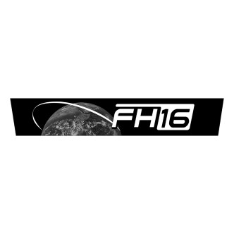 1 - ADESIVO GLOBETROTTER FH 4 FH16 NERO