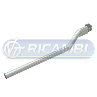 2 - TUBO SOSTEGNO PARAFANGO DIAM.42 SAGOMATO ZINCATO 600 A VITE