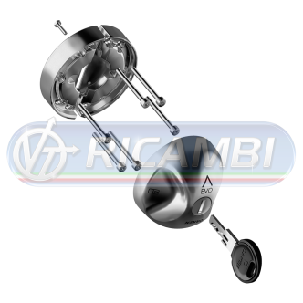 2 - SERRATURA DI SICUREZZA SATURN EVO (2 PEZZI, CHIAVE UNICA)