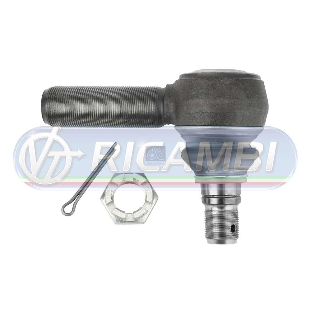 1 - TESTINA STERZO BARRA ACC M30 X 1,5 L 115 FL 6 DX