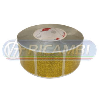 1 - NASTRO RIFLETTENTE GIALLO A SETTORI REFLEXITE AL METRO