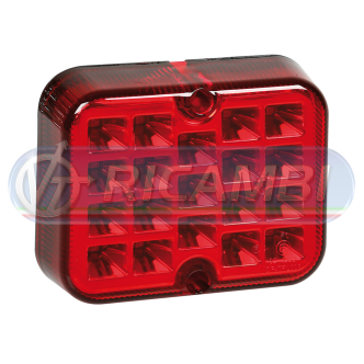 1 - FANALE RETRONEBBIA A LED 12/24V OMOLOGATO