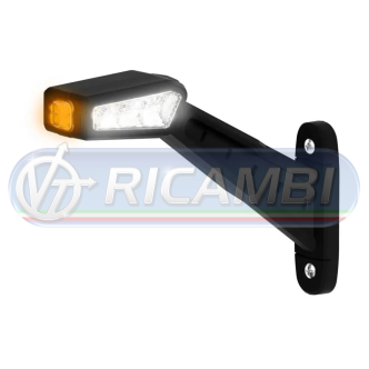 1 - FANALINO INGOMBRO POST. 20 LED 12/36V LUNGO 60° DX