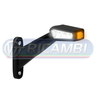 1 - FANALINO INGOMBRO POST. 20 LED 12/36V LUNGO 60° SX