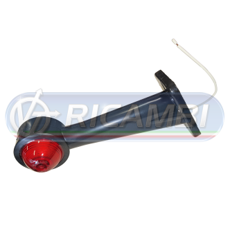 1 - FANALINO INGOMBRO POST. BA15S STAFFA 60° DX/SX