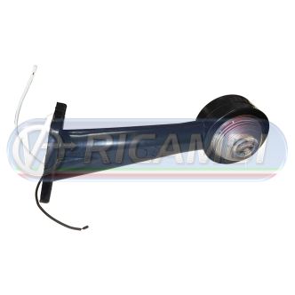 1 - FANALINO INGOMBRO POST. BA15S STAFFA 60° DX/SX