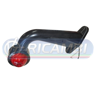 1 - FANALINO INGOMBRO POST. BA15S STAFFA 90° DX/SX