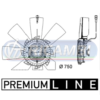 1 - VENTOLA RAFFREDDAMENTO VOLVO FH 1 FH 2 818