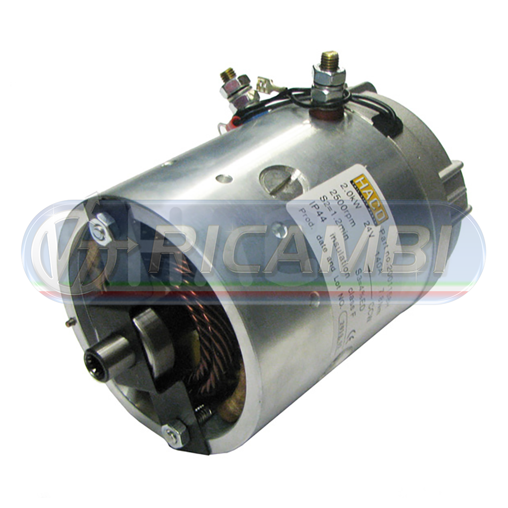 1 - MOTORE SPONDA IDRAULICA 2KW 24V ZEPRO