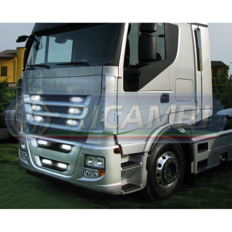 2 - LAMPADA LED LUCE INGOMBRO A 12 LED 24V BIANCA