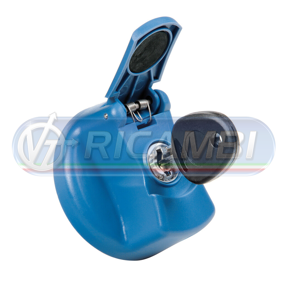 1 - TAPPO SERBATOIO AD BLU DIAM.40 C/CHIAVE BAIONETTA