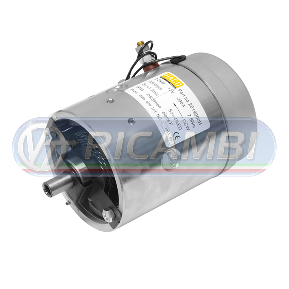 1 - MOTORE SPONDA IDRAULICA 2KW 12V BAR