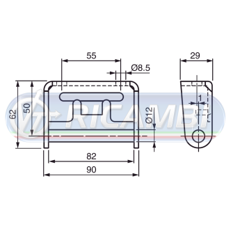 1 - CERNIERA ZINCATA