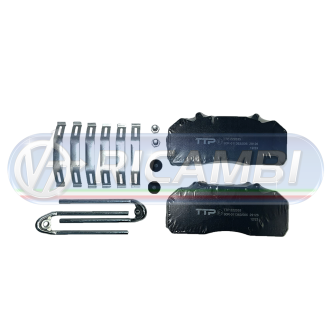 1 - PASTIGLIE FRENO RIMORC. SAF DISCO 370