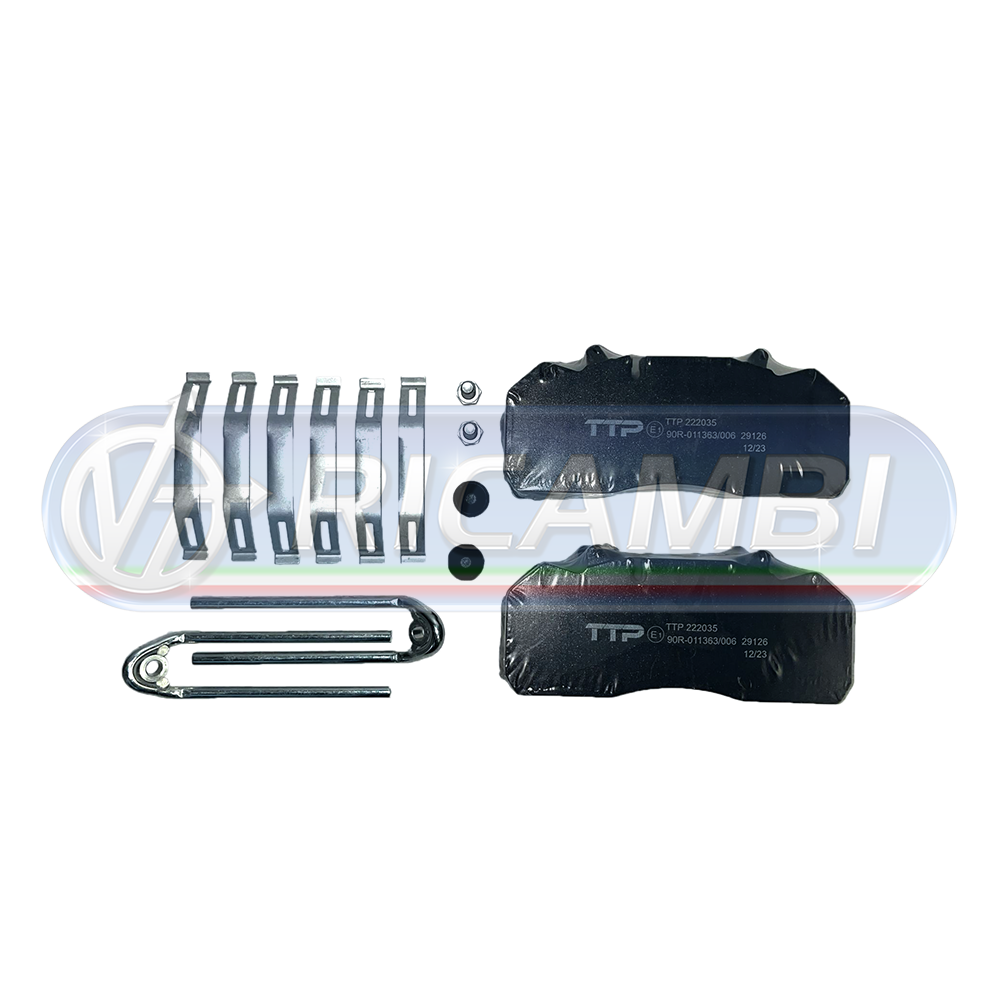 1 - PASTIGLIE FRENO RIMORC. SAF DISCO 370